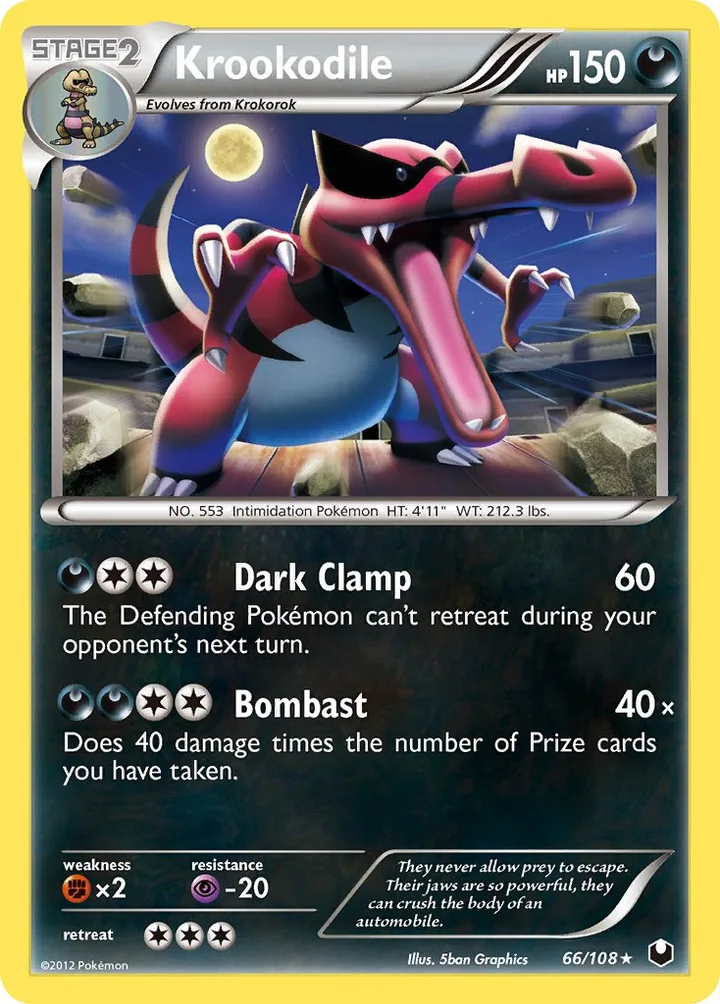 Krookodile, Dark Explorers 66/108