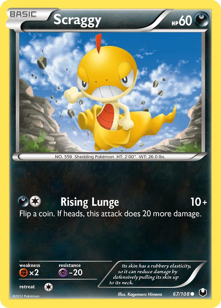Scraggy, Dark Explorers 67/108