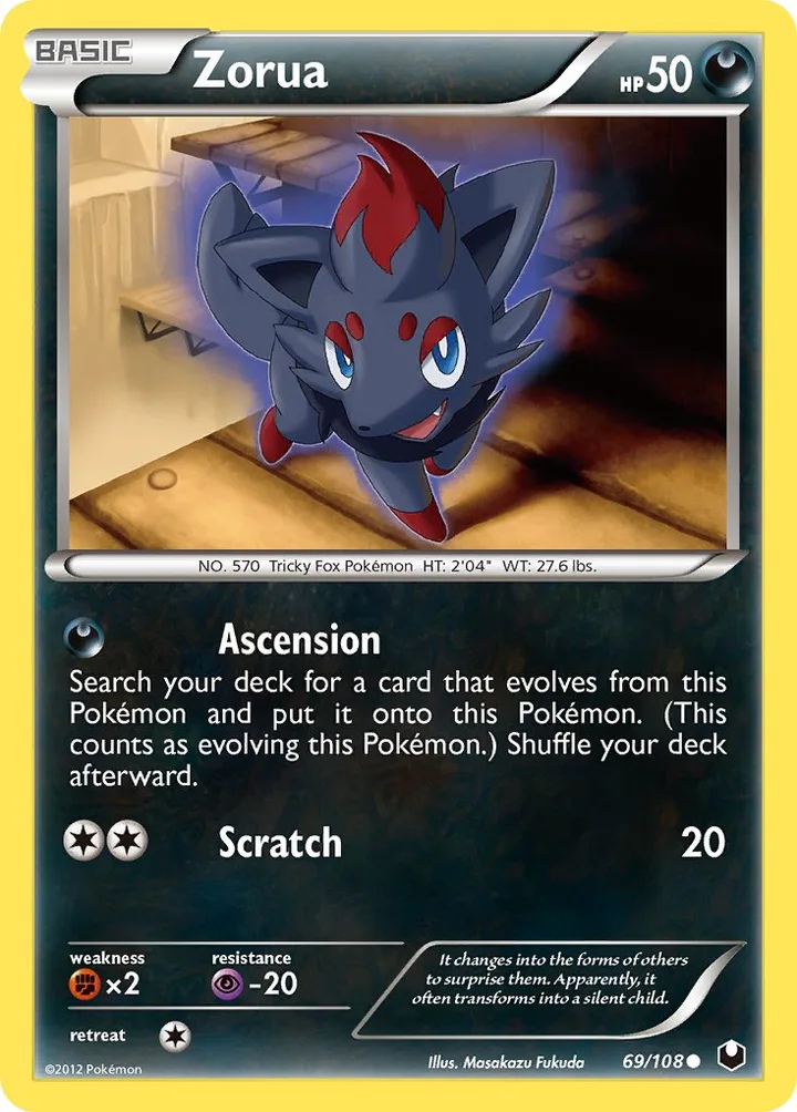 Zorua, Dark Explorers 69/108