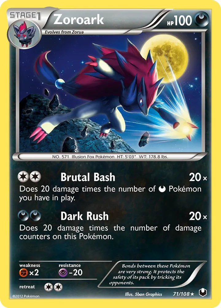 Zoroark, Dark Explorers 71/108