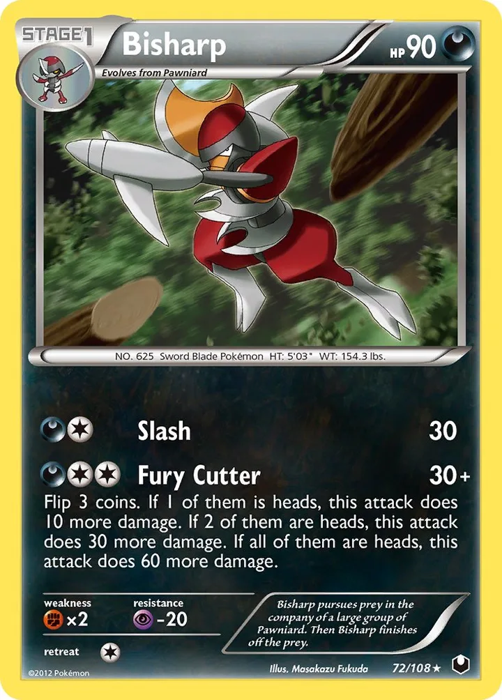 Bisharp, Dark Explorers 72/108