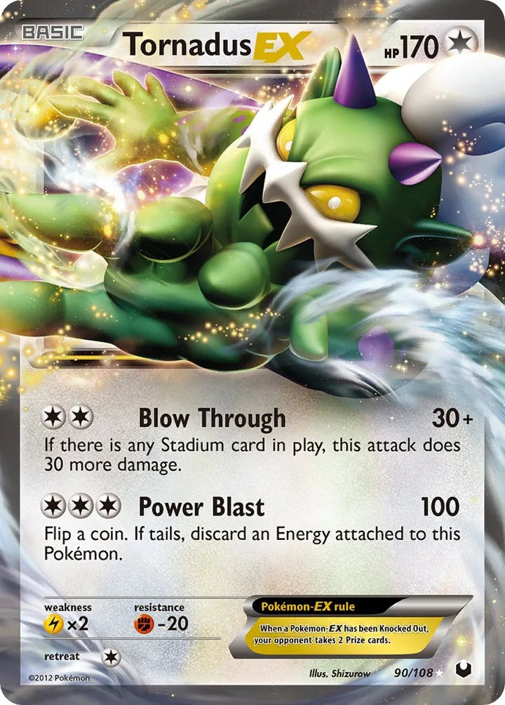 Tornadus-EX, Dark Explorers 90/108