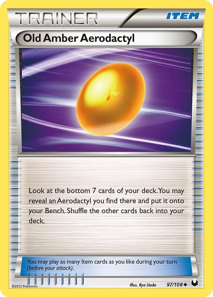 Old Amber Aerodactyl, Dark Explorers 97/108