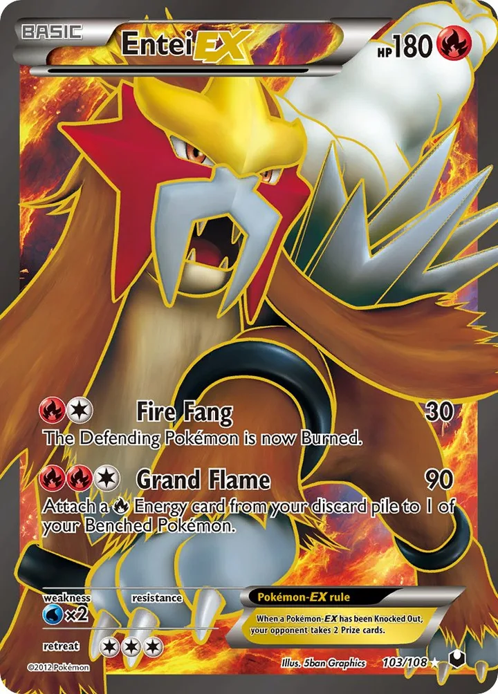 Entei-EX, Dark Explorers 103/108