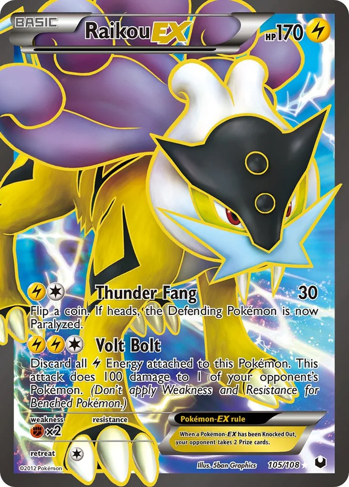 Raikou-EX, Dark Explorers 105/108