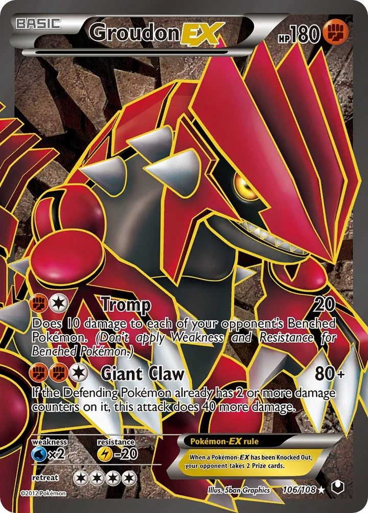 Groudon-EX, Dark Explorers 106/108
