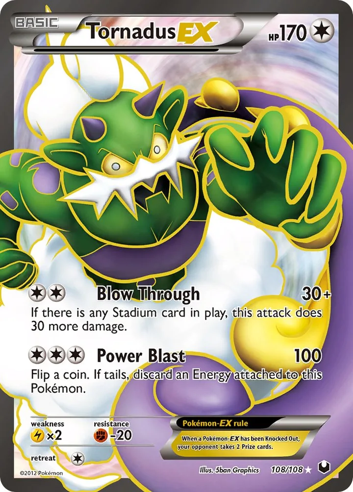 Tornadus-EX, Dark Explorers 108/108