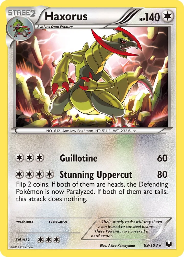 Haxorus, Dark Explorers 89/108