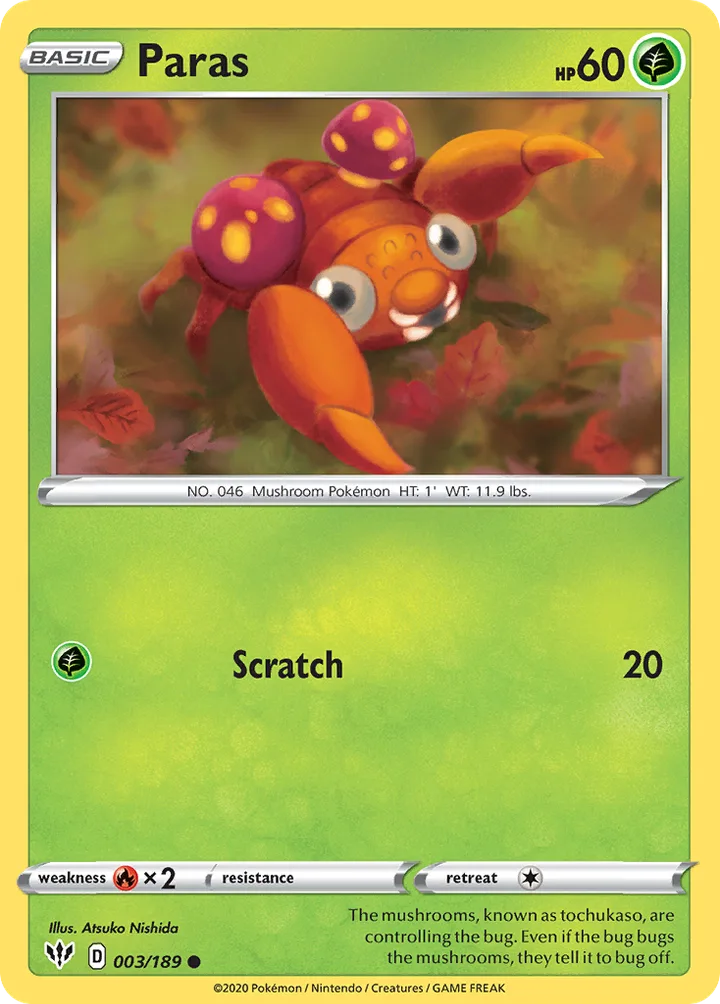 Paras, Darkness Ablaze 003/189