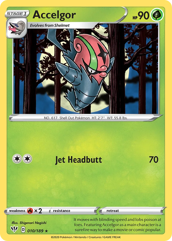 Accelgor, Darkness Ablaze 010/189