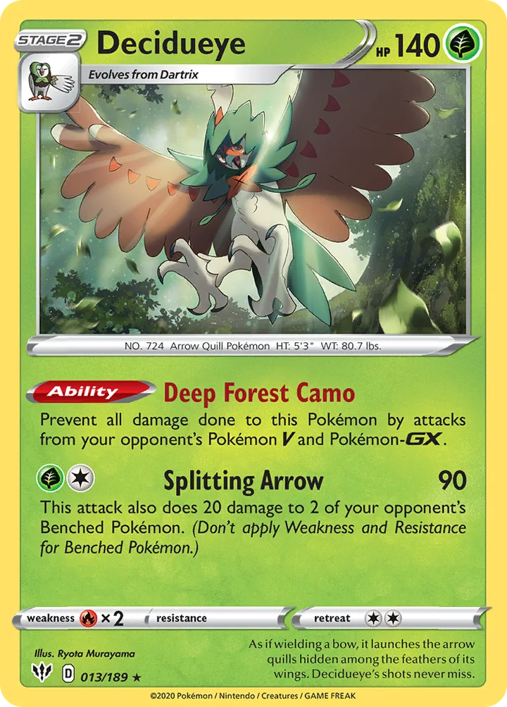 Decidueye, Darkness Ablaze 013/189