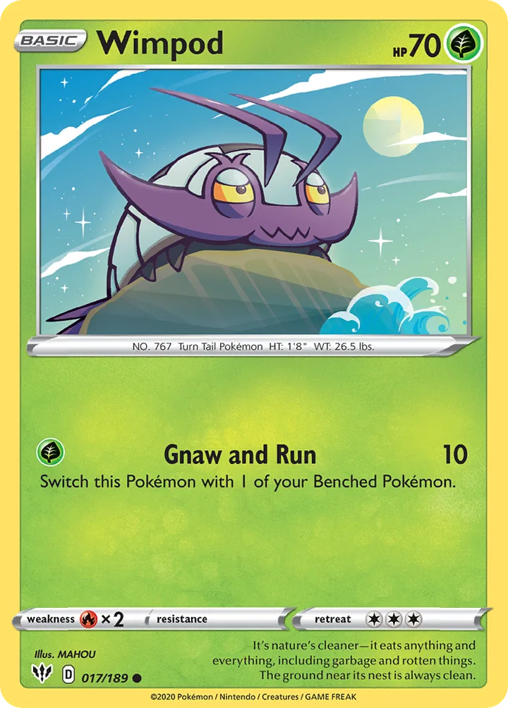 Wimpod, Darkness Ablaze 017/189