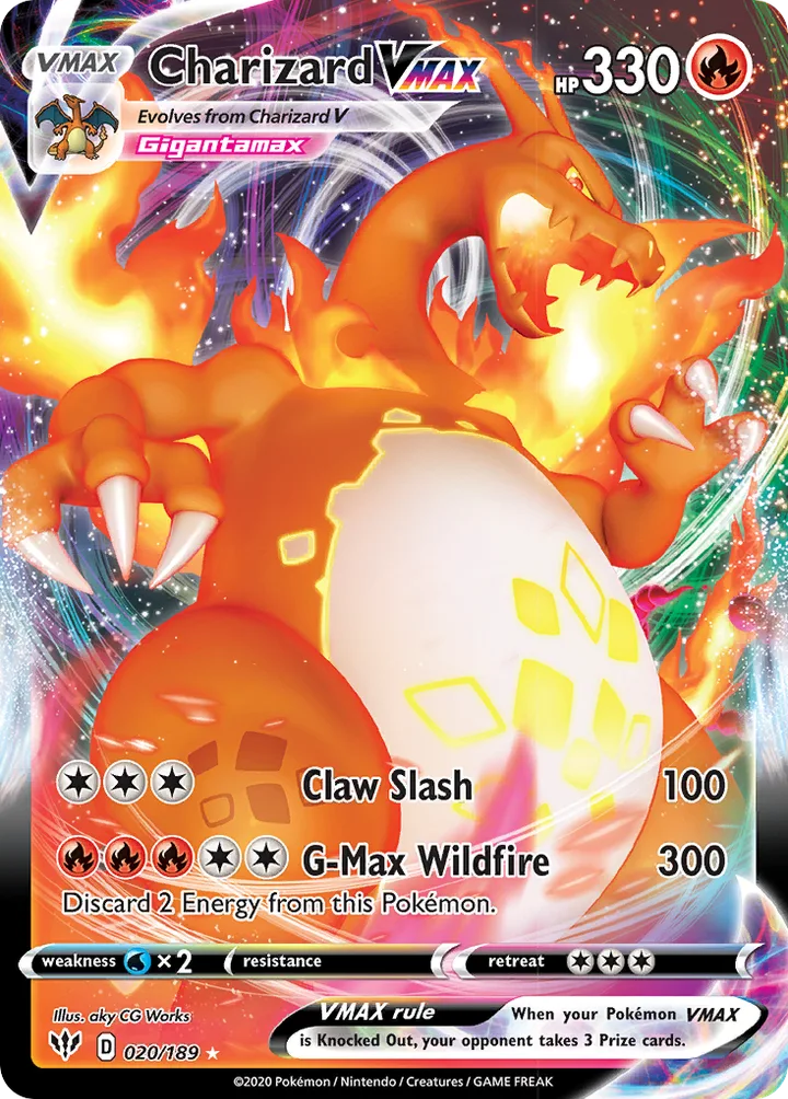 Charizard VMAX, Darkness Ablaze 020/189