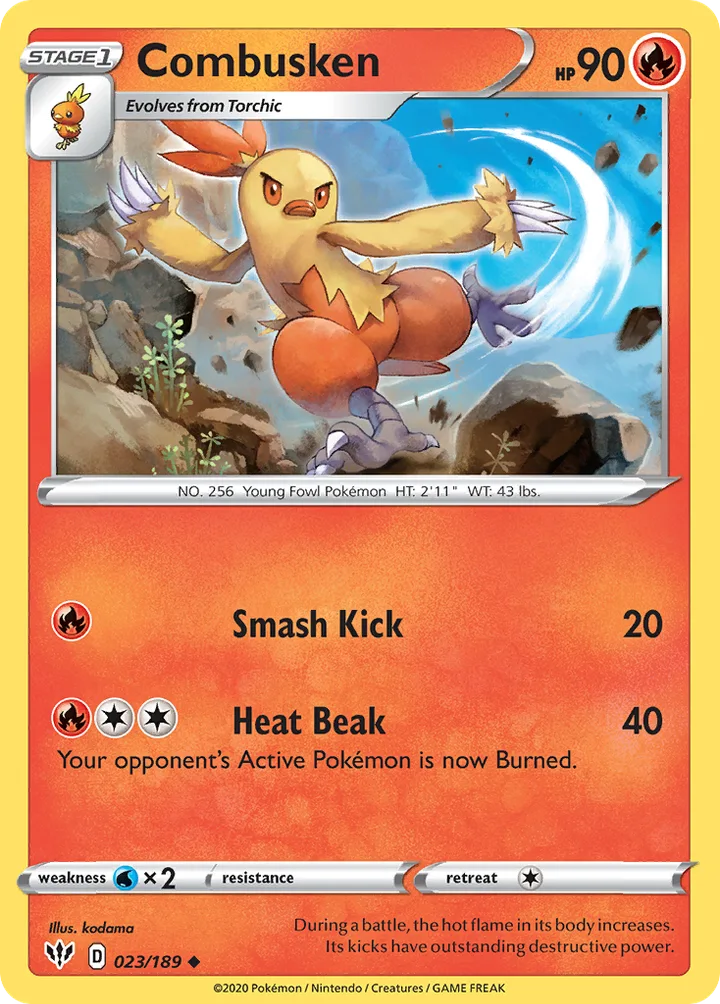 Combusken, Darkness Ablaze 023/189