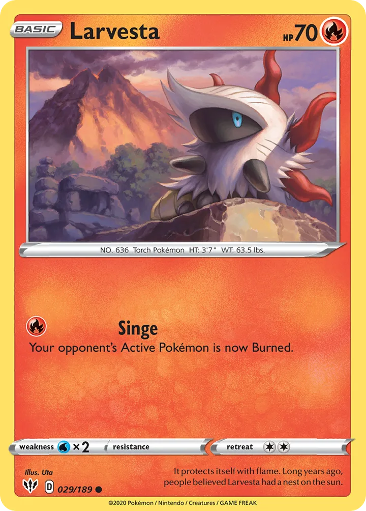 Larvesta, Darkness Ablaze 029/189
