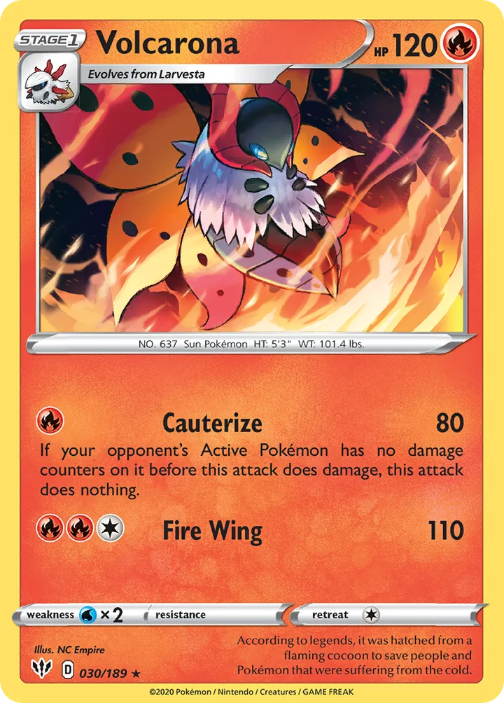Volcarona, Darkness Ablaze 030/189