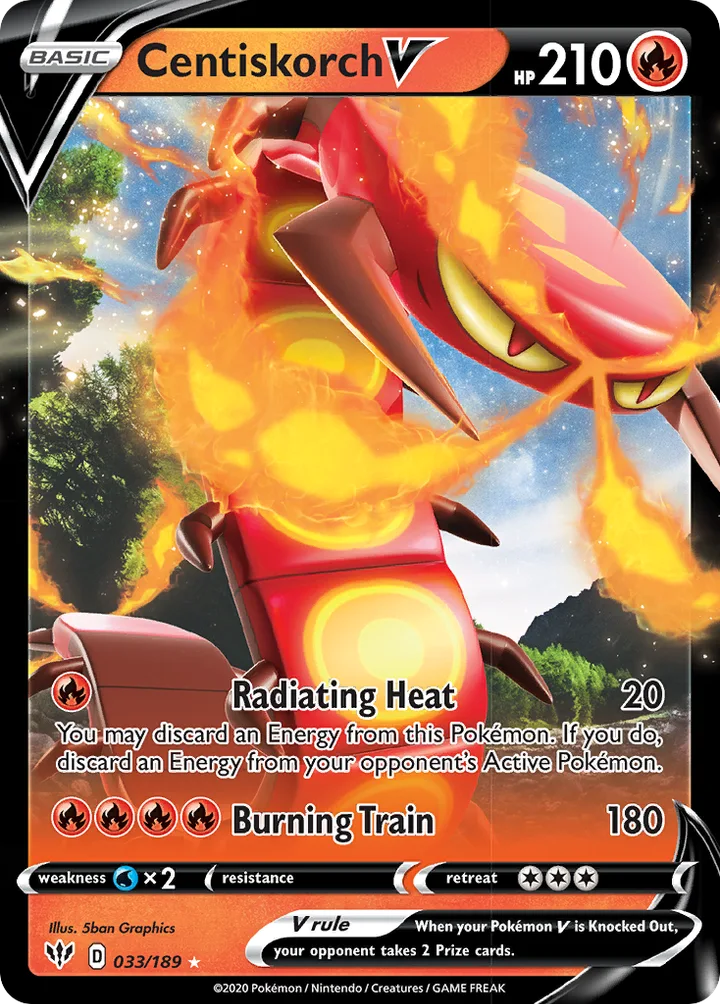 Centiskorch V, Darkness Ablaze 033/189
