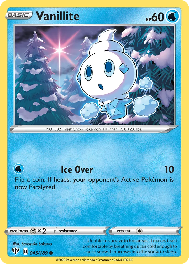 Vanillite, Darkness Ablaze 045/189