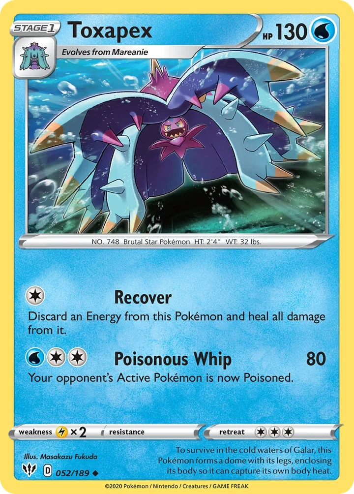 Toxapex, Darkness Ablaze 052/189