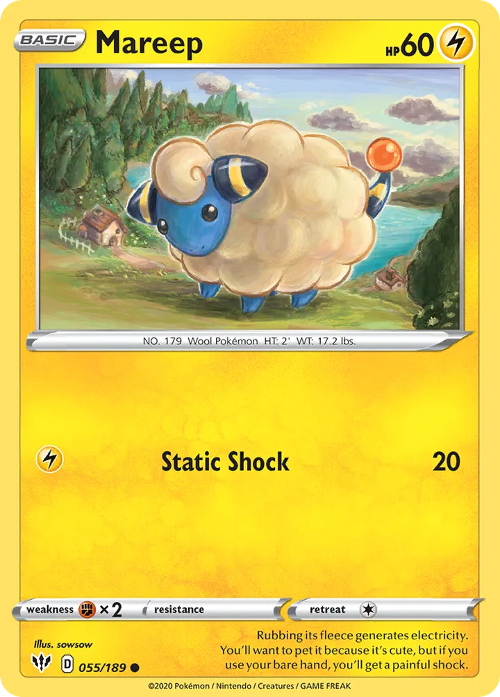 Mareep, Darkness Ablaze 055/189