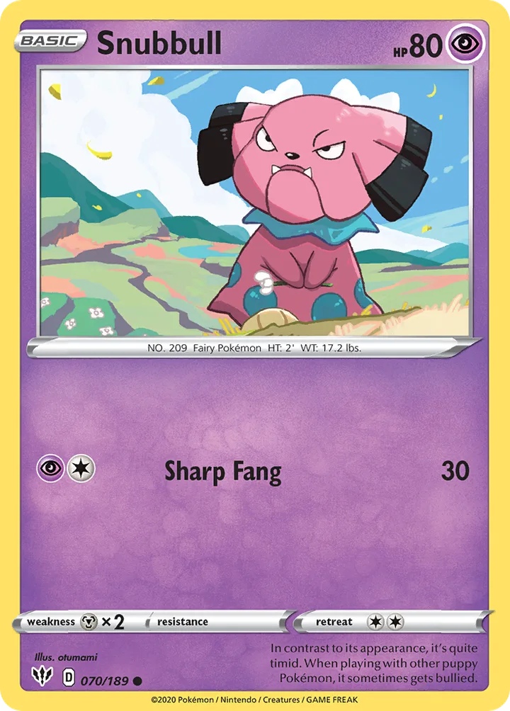 Snubbull, Darkness Ablaze 070/189