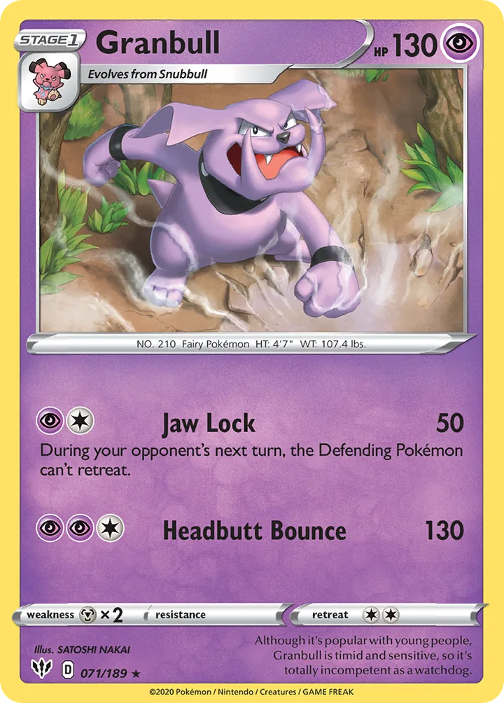 Granbull, Darkness Ablaze 071/189