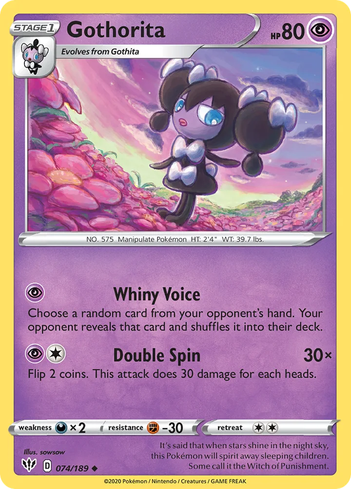 Gothorita, Darkness Ablaze 074/189