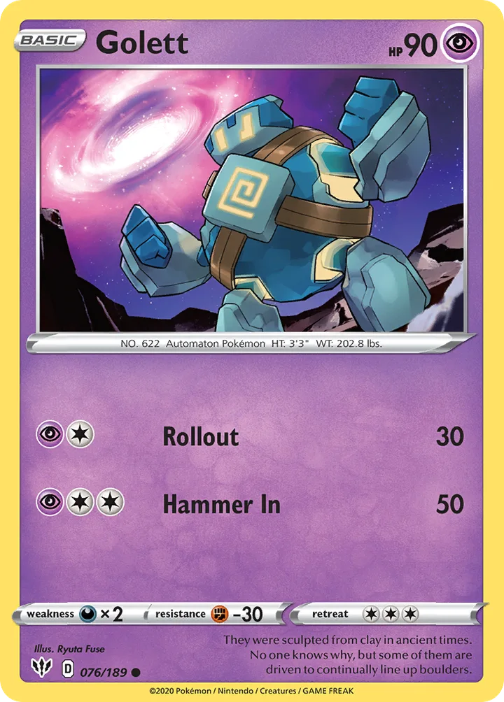 Golett, Darkness Ablaze 076/189