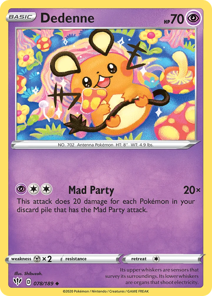 Dedenne, Darkness Ablaze 078/189