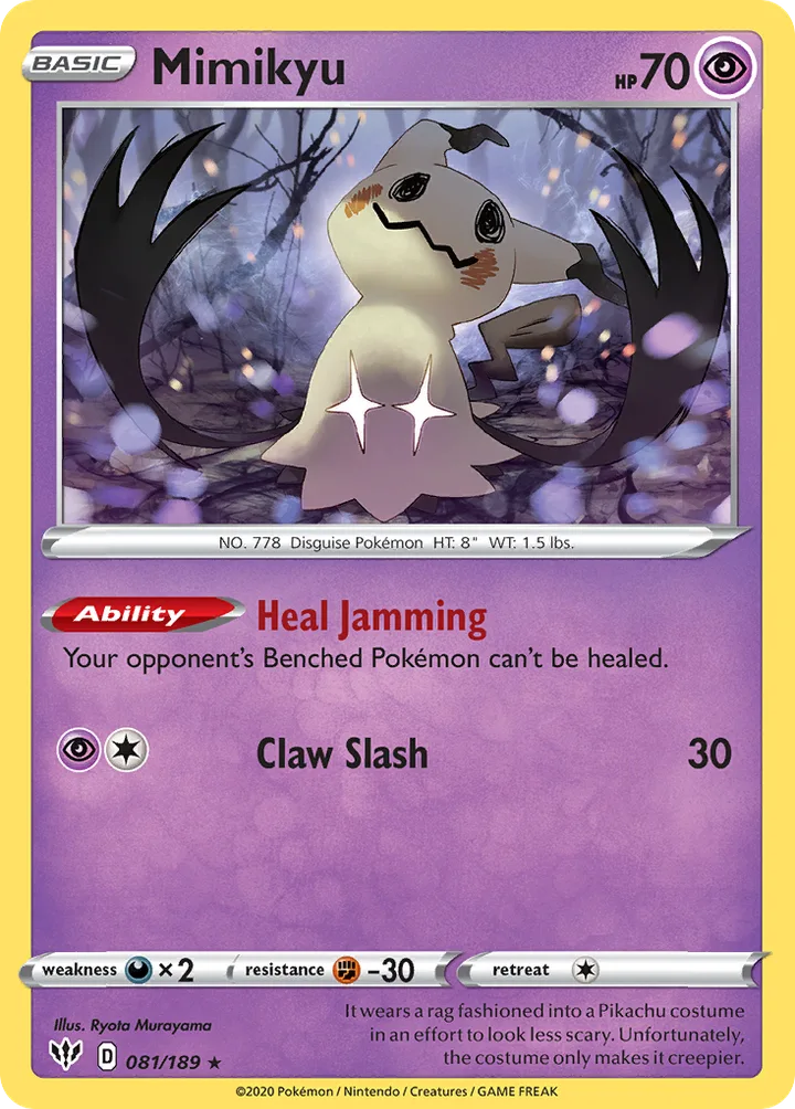 Mimikyu, Darkness Ablaze 081/189