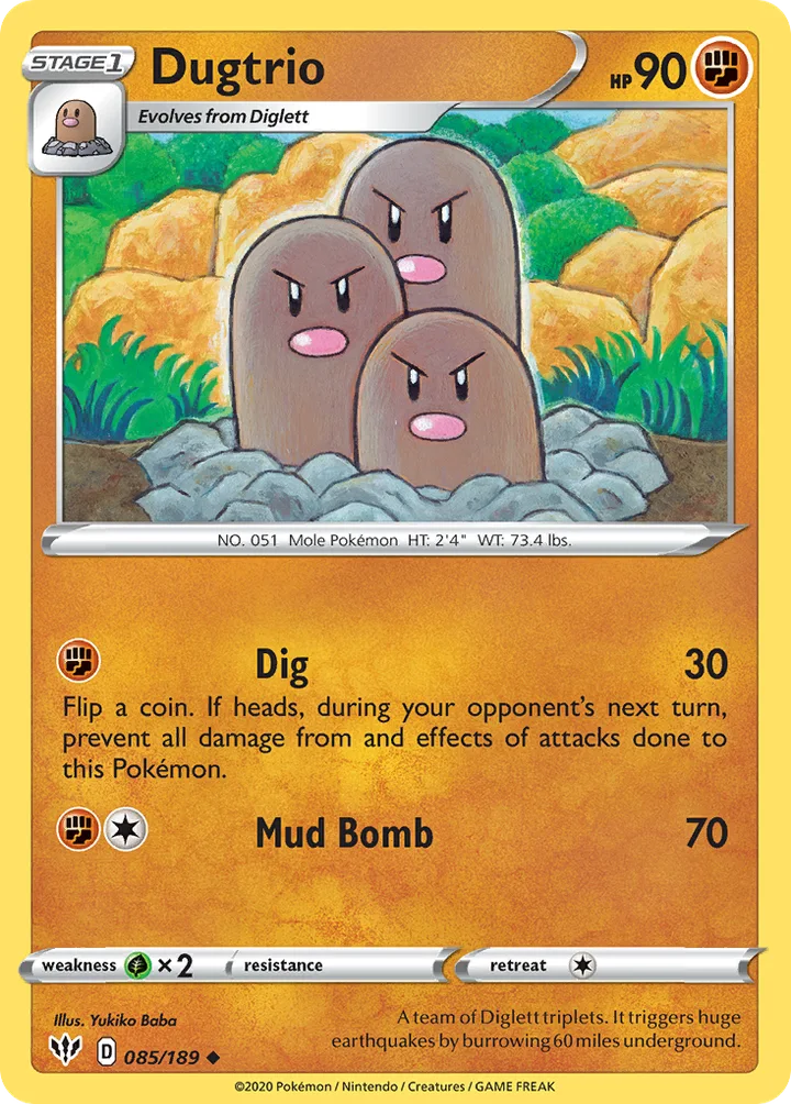 Dugtrio, Darkness Ablaze 085/189