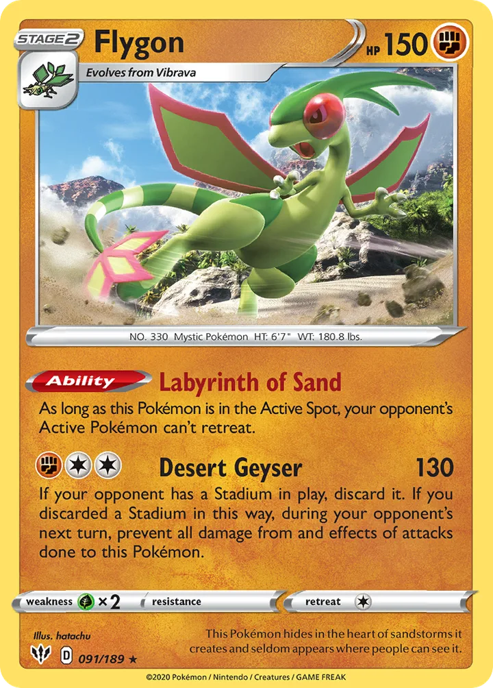 Flygon, Darkness Ablaze 091/189