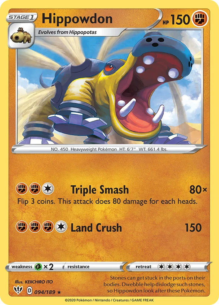 Hippowdon, Darkness Ablaze 094/189