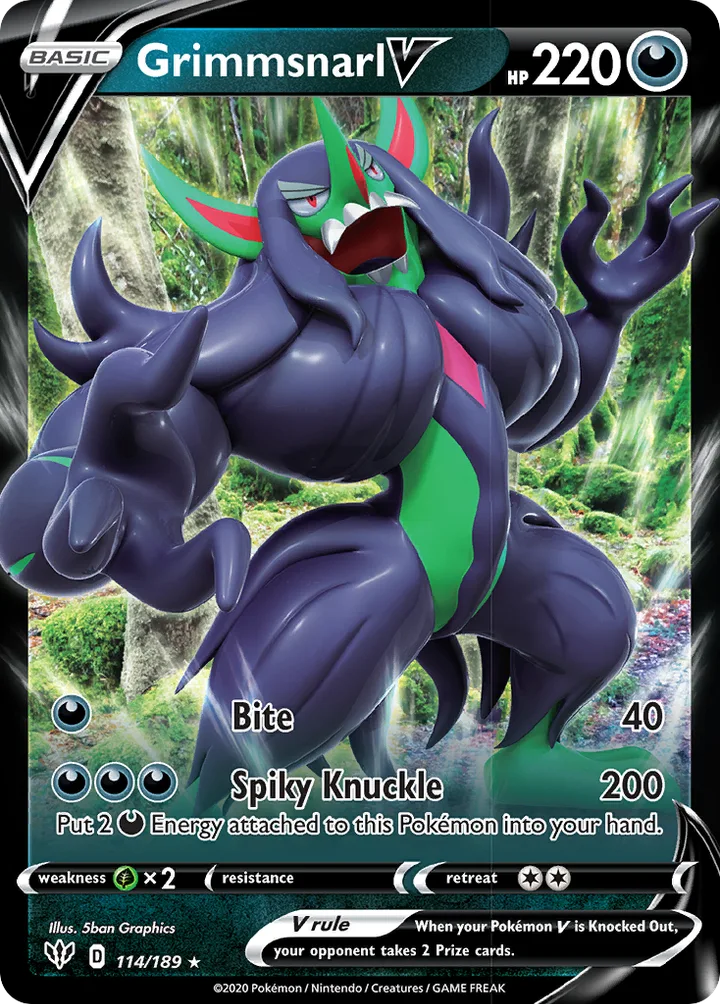 Grimmsnarl V, Darkness Ablaze 114/189