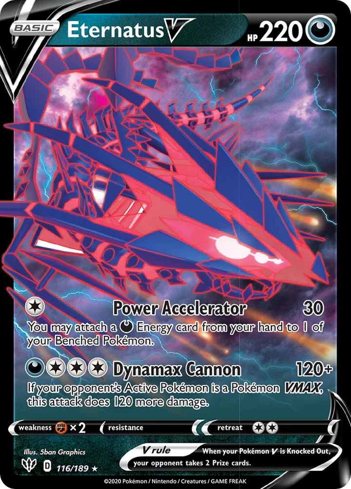 Eternatus V, Darkness Ablaze 116/189