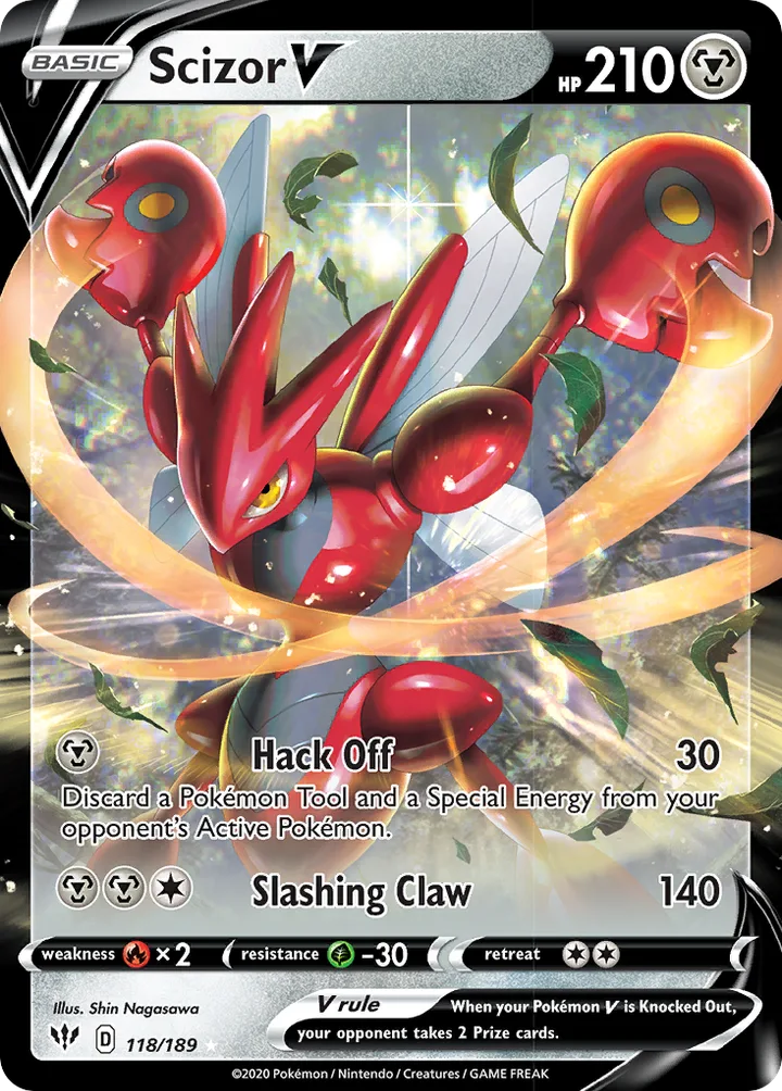 Scizor V, Darkness Ablaze 118/189