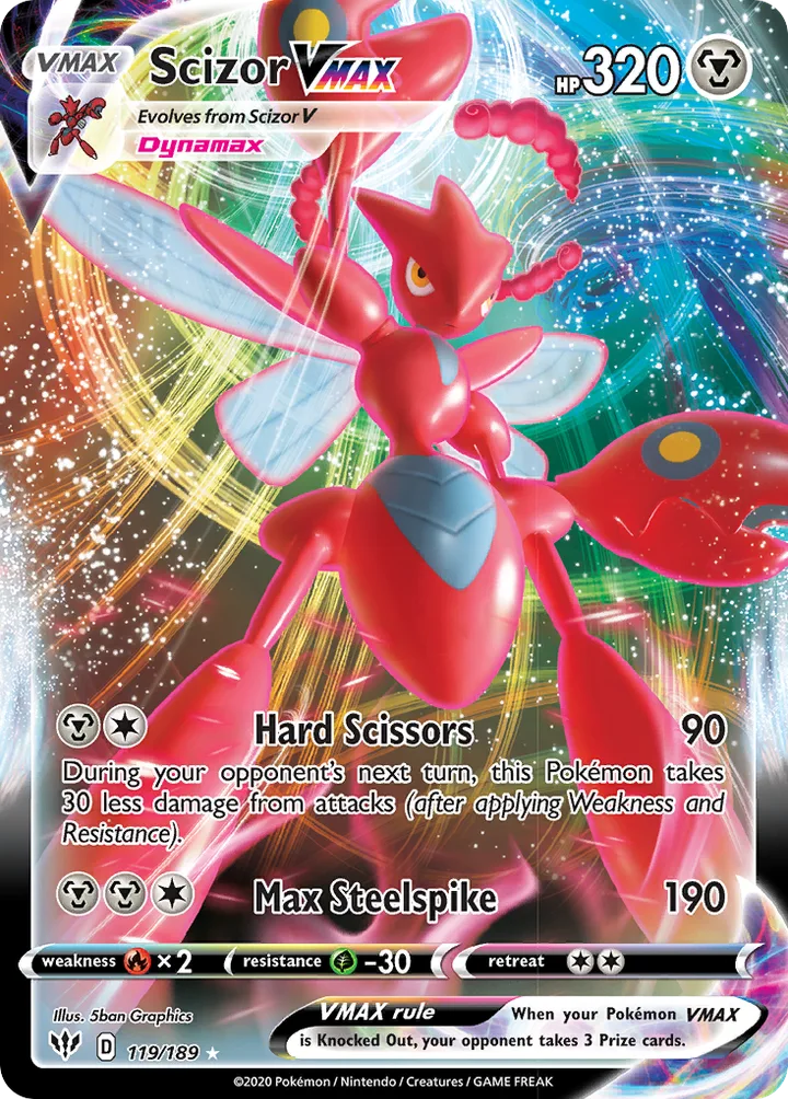 Scizor VMAX, Darkness Ablaze 119/189