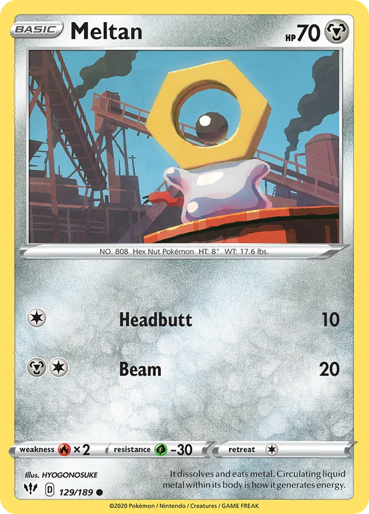 Meltan, Darkness Ablaze 129/189