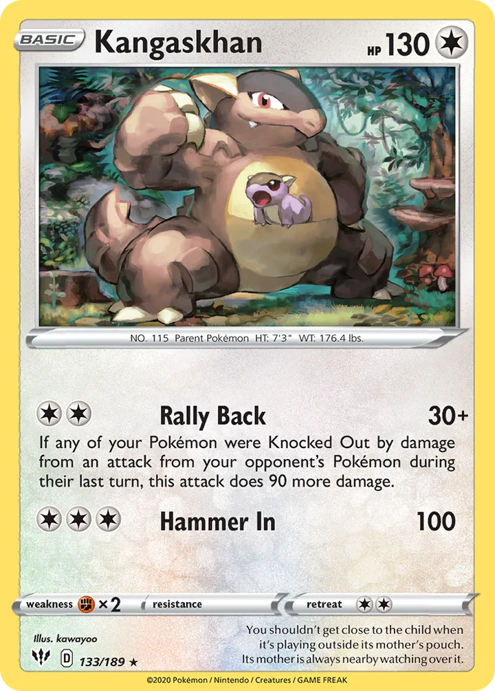 Kangaskhan, Darkness Ablaze 133/189