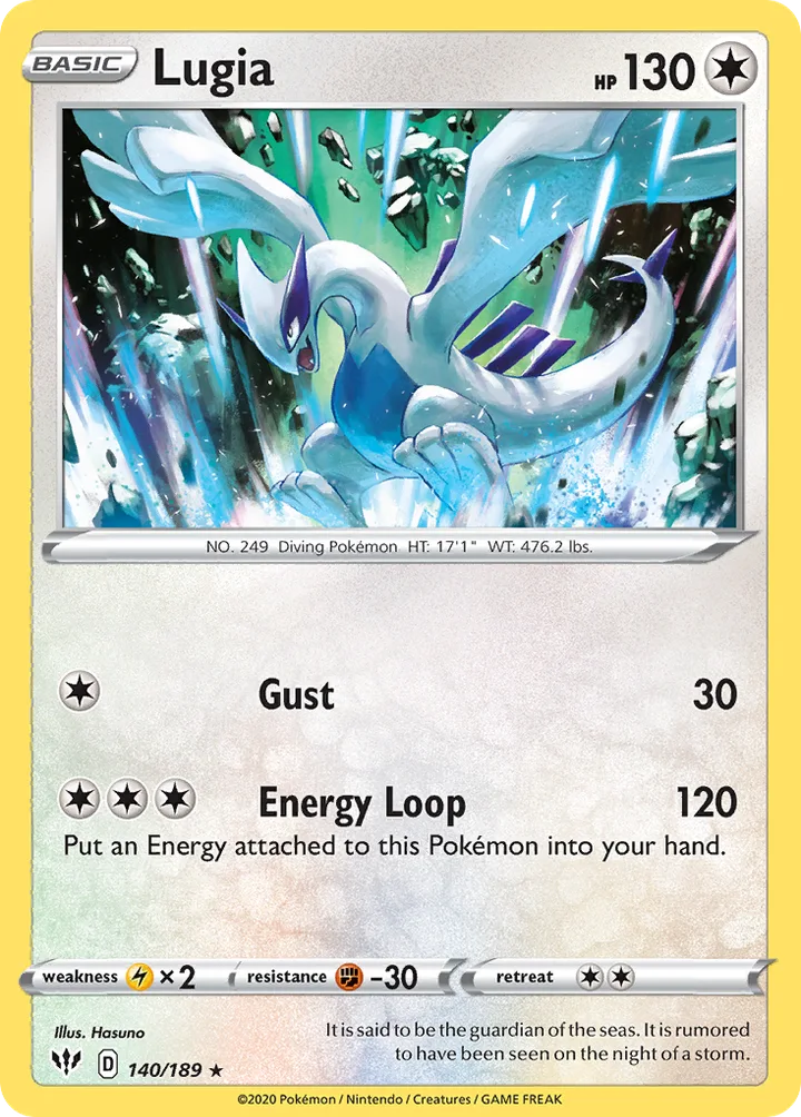 Lugia, Darkness Ablaze 140/189