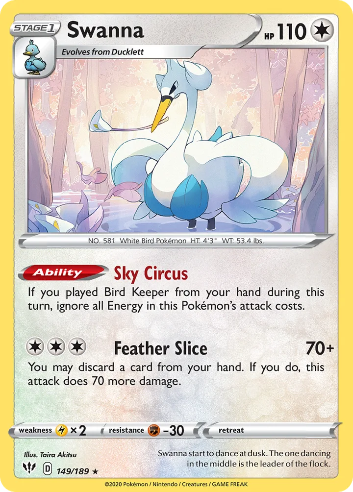 Swanna, Darkness Ablaze 149/189