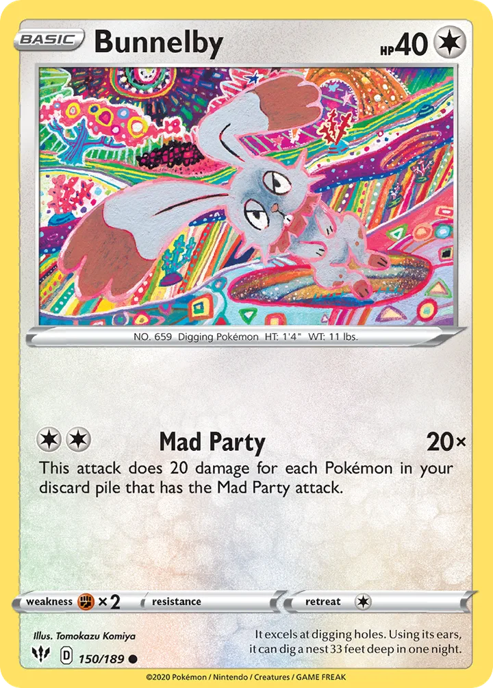 Bunnelby, Darkness Ablaze 150/189