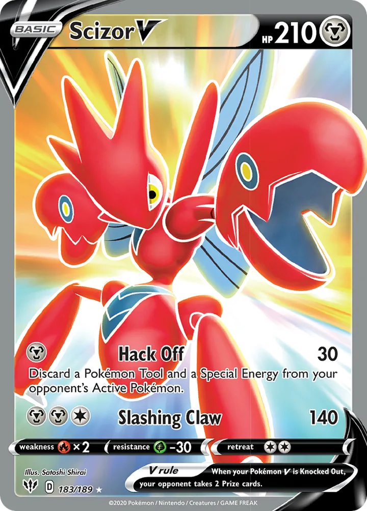 Scizor V, Darkness Ablaze 183/189
