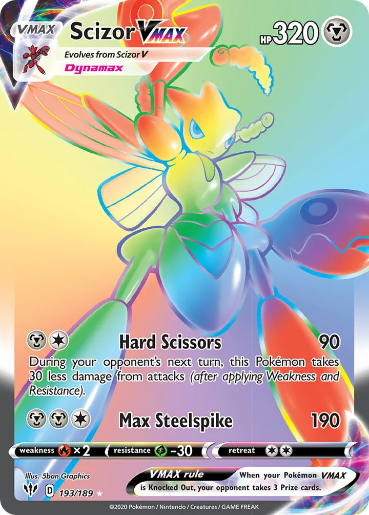 Scizor VMAX, Darkness Ablaze 193/189