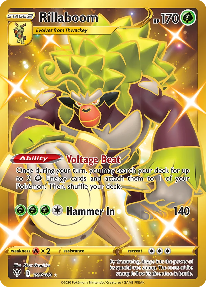 Rillaboom, Darkness Ablaze 197/189