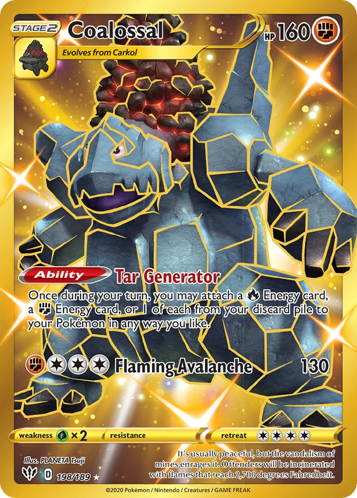 Coalossal, Darkness Ablaze 198/189