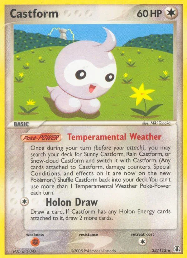Castform, Delta Species 34/113