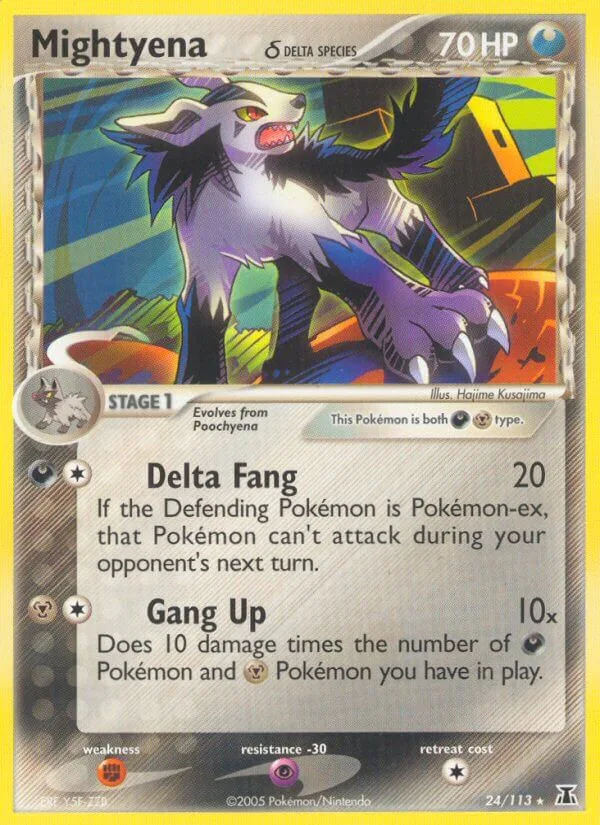 Mightyena, Delta Species 24/113