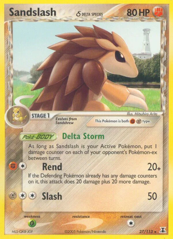 Sandslash, Delta Species 27/113