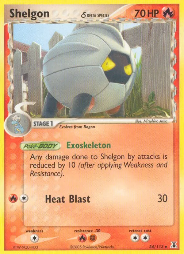 Shelgon, Delta Species 54/113